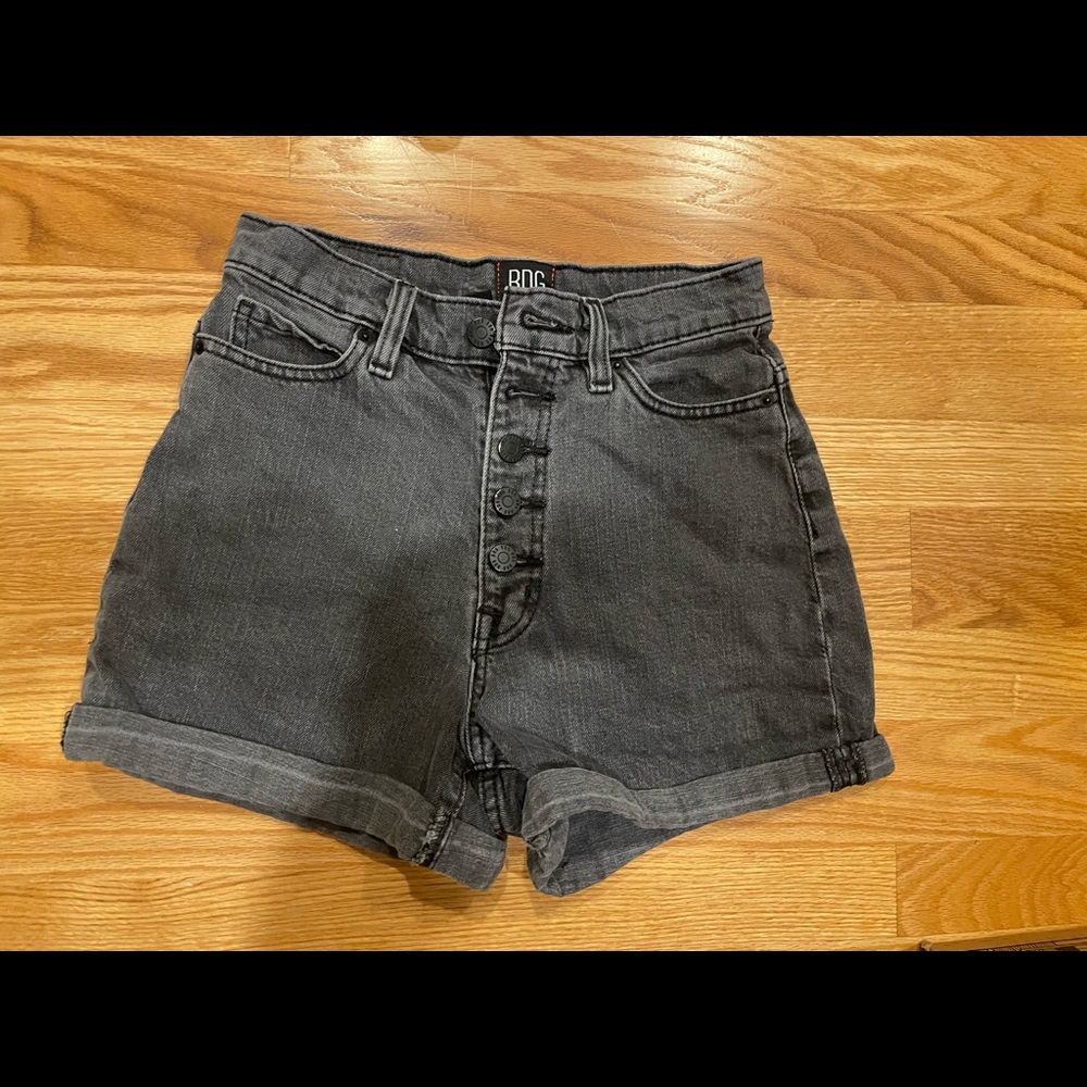 BDG black shorts size 24
